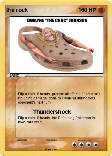Pokemon the rock