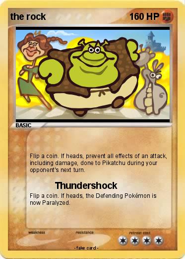 Pokemon the rock