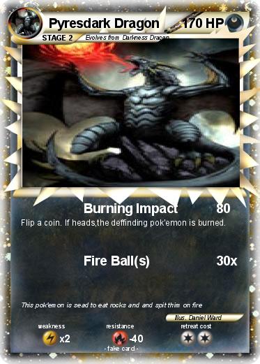 Pokemon Pyresdark Dragon