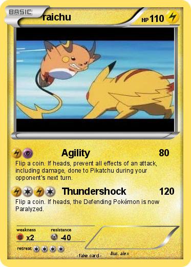 Pokemon raichu
