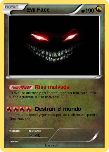 Pokemon Evil Face