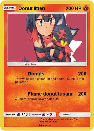 Pokemon Donut litten