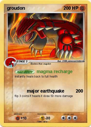 Pokemon groudon