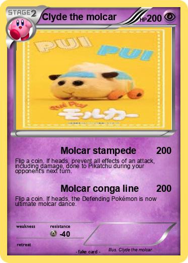 Pokemon Clyde the molcar