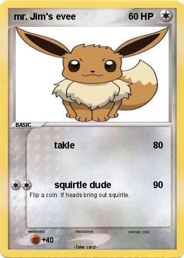 Pokemon mr. Jim's evee