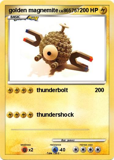Pokemon golden magnemite