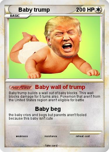 Pokemon Baby trump
