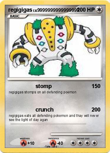 Pokemon regigigas