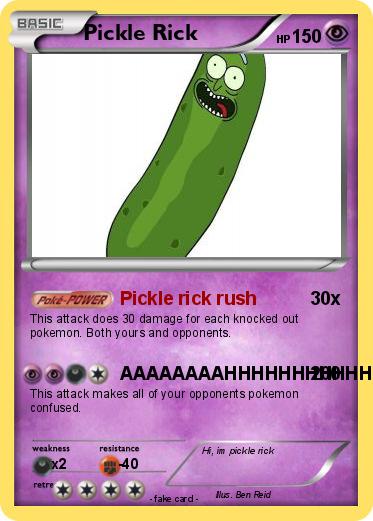 Pokemon Pickle Rick