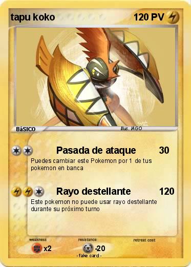 Pokemon tapu koko