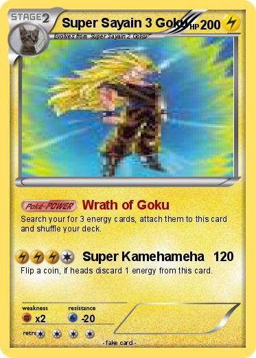 Pokemon Super Sayain 3 Goku