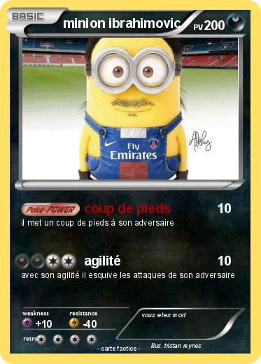 Pokemon minion ibrahimovic