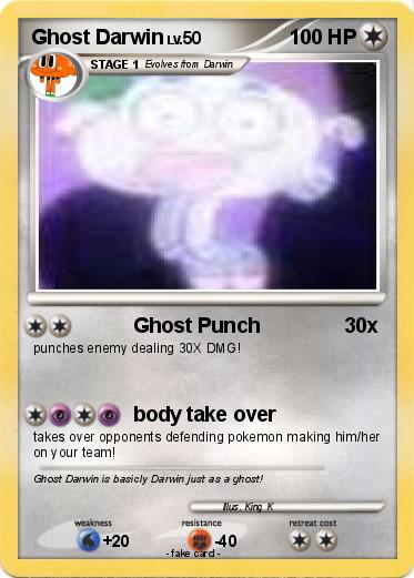 Pokemon Ghost Darwin