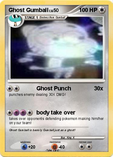 Pokemon Ghost Gumball