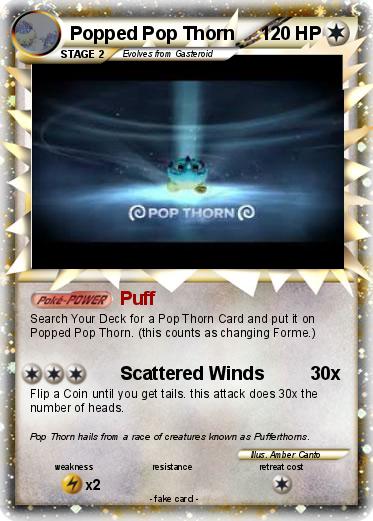 Pokemon Popped Pop Thorn
