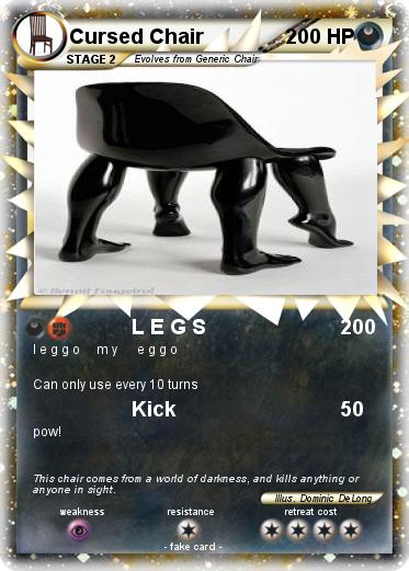 Pokemon Cursed Chair