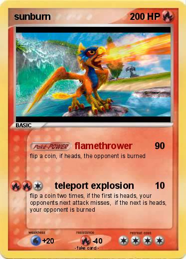 Pokemon sunburn