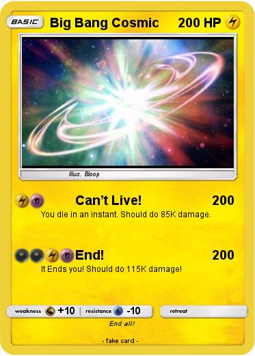 Pokemon Big Bang Cosmic
