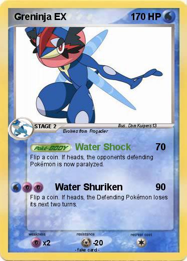 Pokemon Greninja EX
