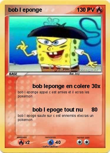 Pokemon bob l eponge