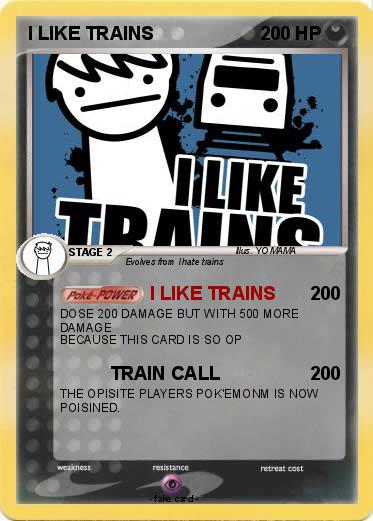 Pokemon I LIKE TRAINS