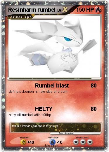 Pokemon Resinharm rumbel