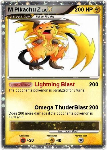 Pokemon M Pikachu Z