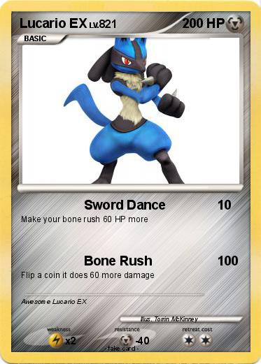 Pokemon Lucario EX