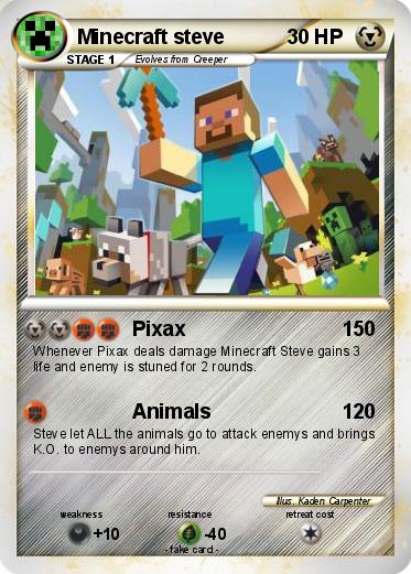 Pokemon Minecraft steve