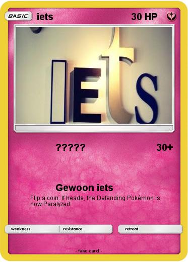 Pokemon iets