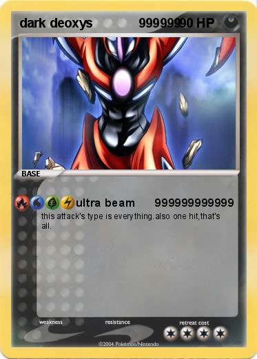 Pokemon dark deoxys             999999