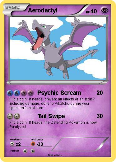 Pokemon Aerodactyl