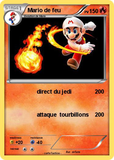 Pokemon Mario de feu