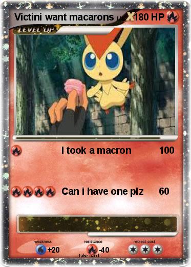 Pokemon Victini want macarons