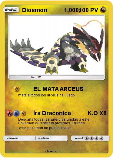 Pokemon Diosmon           1,000,
