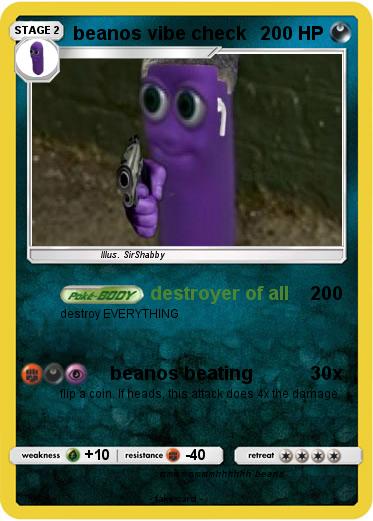 Pokemon beanos vibe check