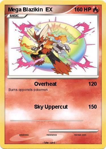 Pokemon Mega Blazikin  EX