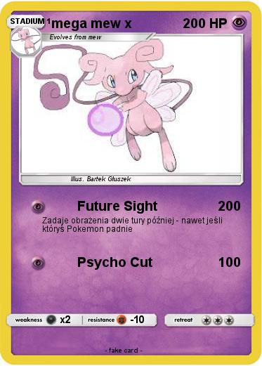 Pokemon mega mew x