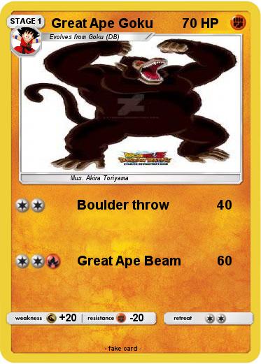 Pokemon Great Ape Goku