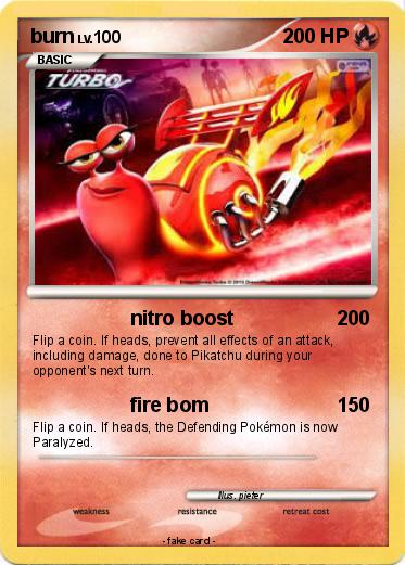 Pokemon burn