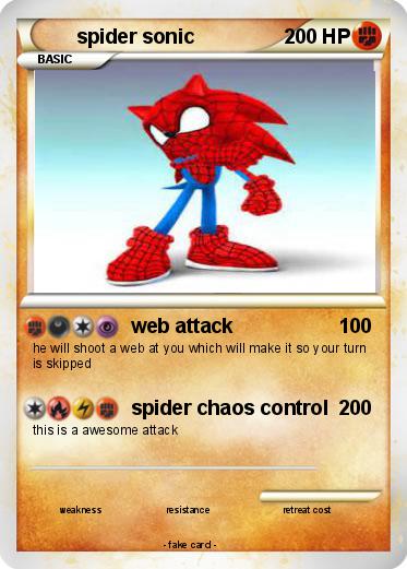 Pokemon spider sonic