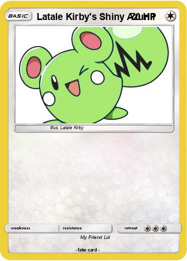 Pokemon Latale Kirby's Shiny Azurill