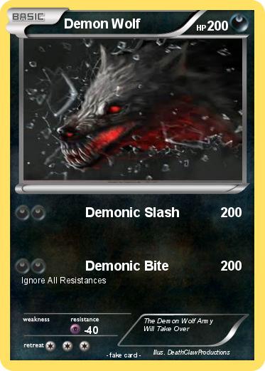 Pokemon Demon Wolf