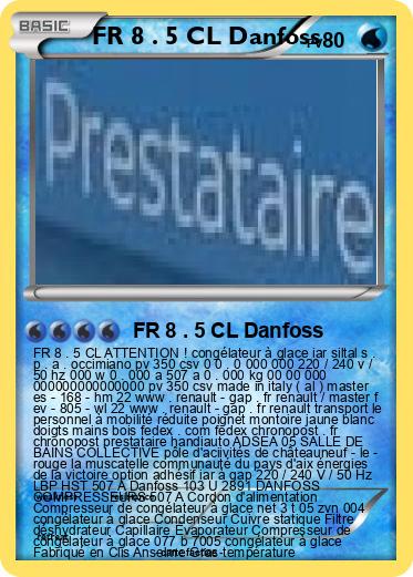 Pokemon FR 8 . 5 CL Danfoss