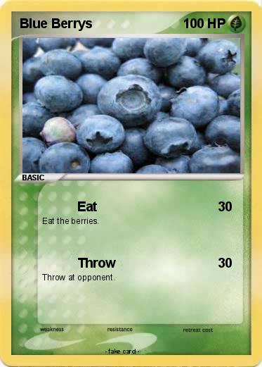 Pokemon Blue Berrys