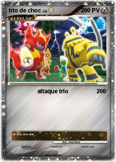 Pokemon trio de choc