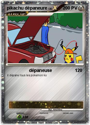 Pokemon pikachu dépaneure