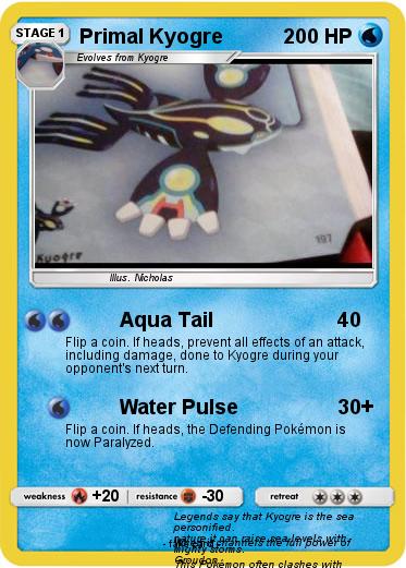Pokemon Primal Kyogre