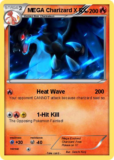 Pokemon MEGA Charizard X EX
