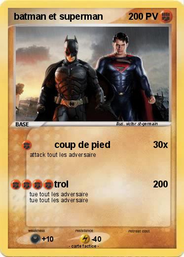 Pokemon batman et superman